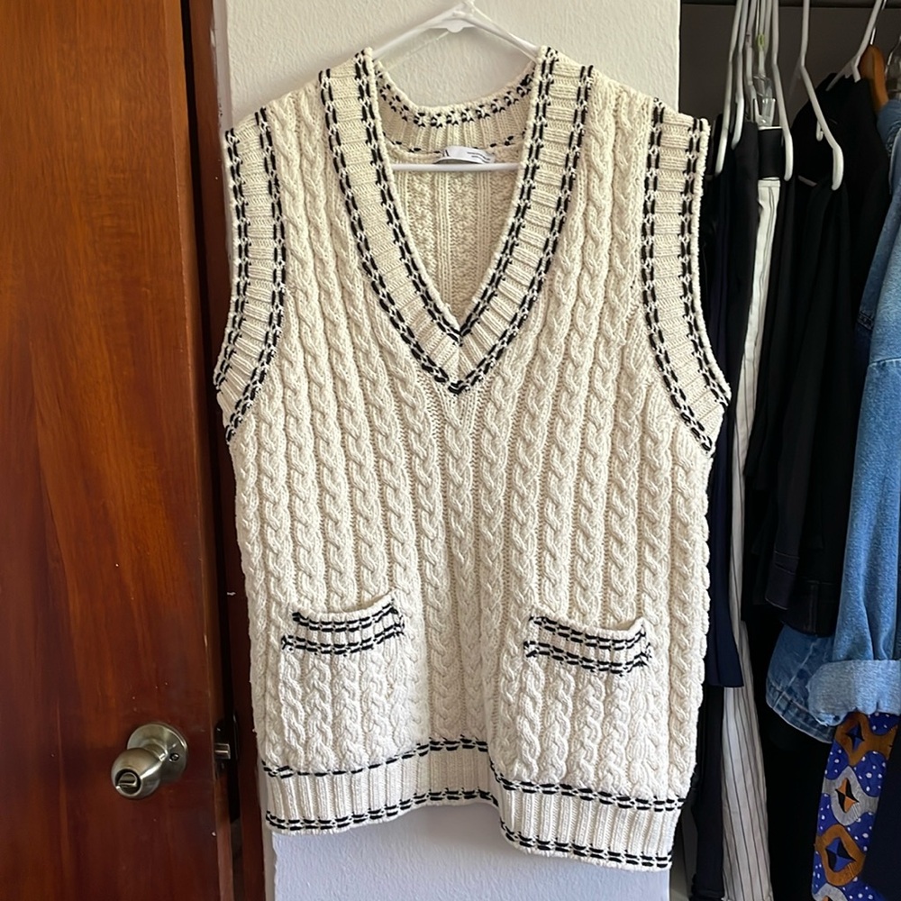 Zara Knit Vest Size Medium M
